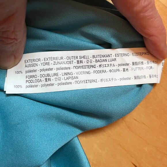 Trafaluc by Zara Floral Patterned Teal midi dress size L - Picture 7 of 11